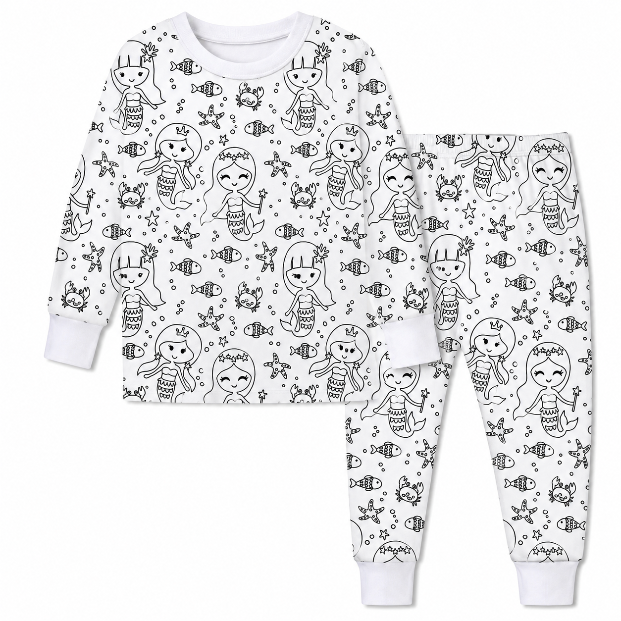 Color-Me Cozy Girls’ Pajama Set