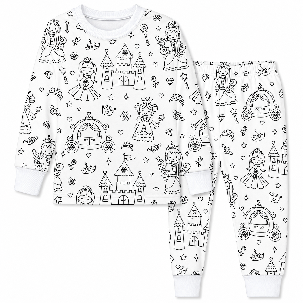 Color-Me Cozy Girls’ Pajama Set