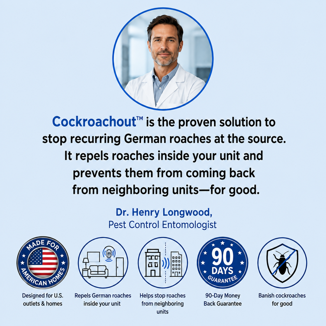 Cockroachout™ Apartment Roach Repeller – Banish Cockroaches For Good