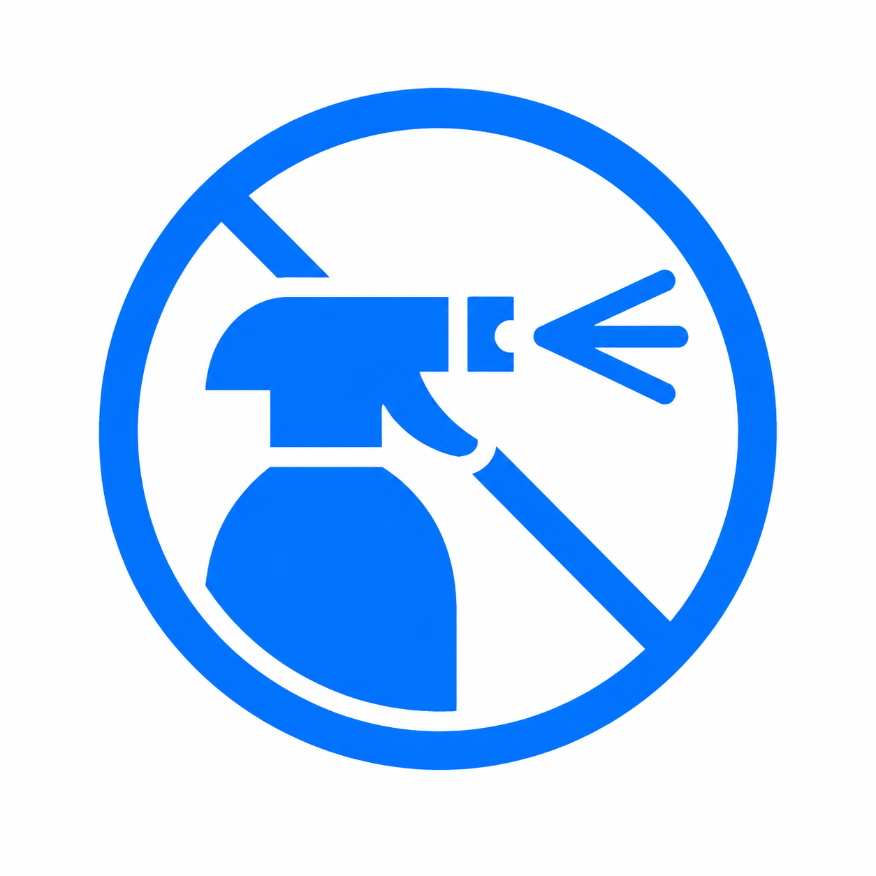 No chemical sprays