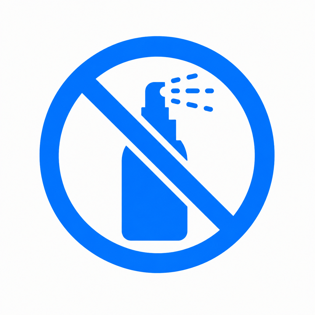 No sprays or chemicals