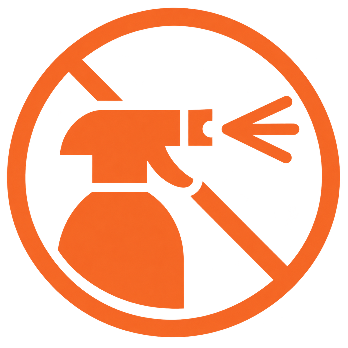 No chemical sprays