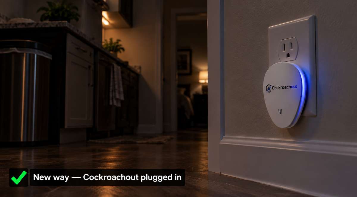 New way — Cockroachout plugged in